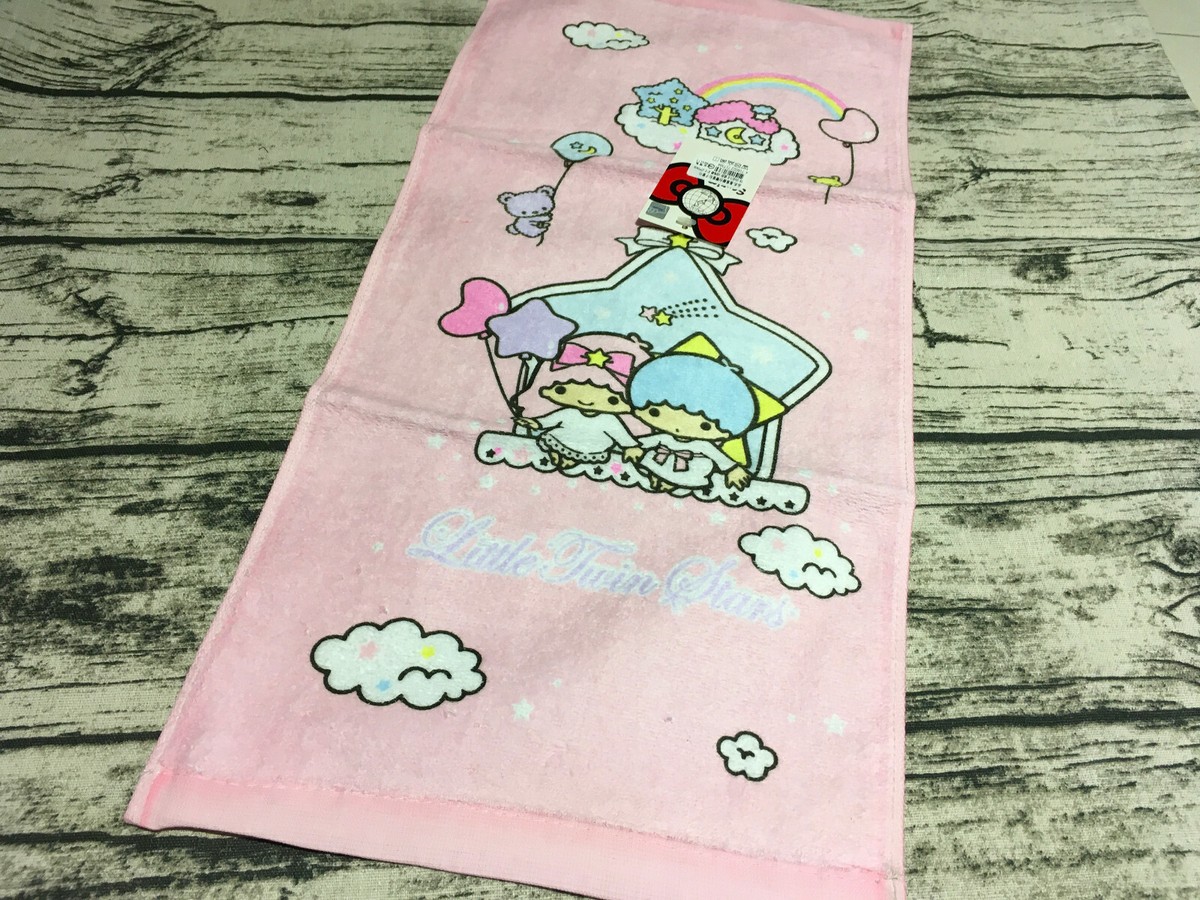 1x Sanrio Hello Kitty My Melody Little Twin Stars Towel Bath Face