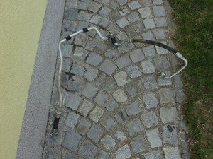 VW Golf 6 1K 08-12 Klimaleitung Klimaschlauch Ventil zum Kompressor