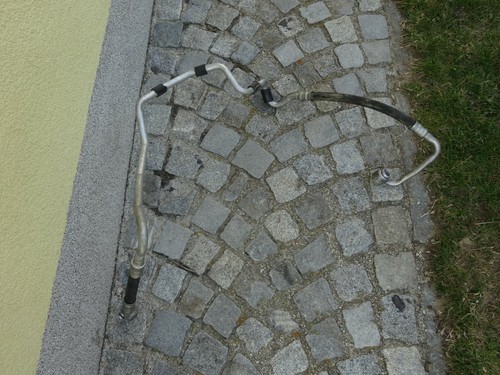 VW Golf 6 1K 08-12 Klimaleitung Klimaschlauch Ventil zum Kompressor