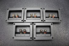 5 SQUARE SPEAKER JACK TERMINAL CUP SCREW SPEAKER SUBWOOFER BOX TCSB