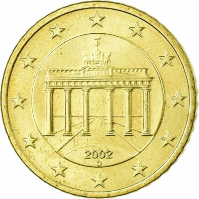 [#698506] République fédérale allemande, 50 Euro Cent, 2002, SPL, Laiton, KM:212 - Photo 1/2