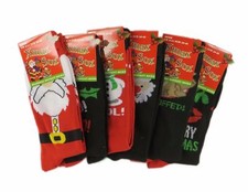 3 Pairs Mens  Christmas Socks Novelty Socks Stocking Filler Xmas Gift Christmas