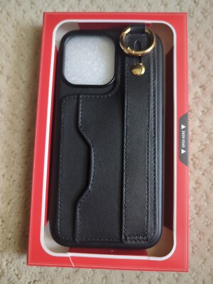 Saharacase Phone Case Indy Series Leather Wallet FingerGrip I Phone 15 Pro Max