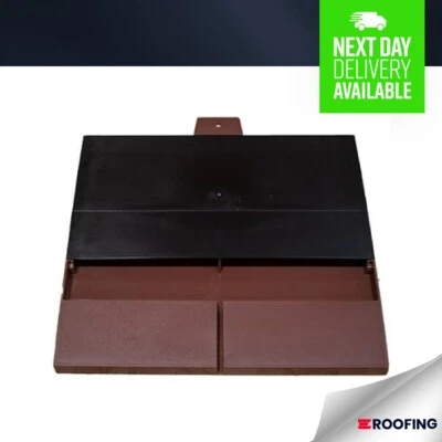 ULTI-MATE Plain Roof Tile Vent, Ventilation For Clay/Concrete Tiles - Antique Red