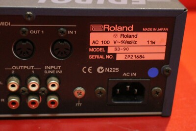 USED Roland Edirol SD-90 Studio Canvas MIDI Sound Module Interface