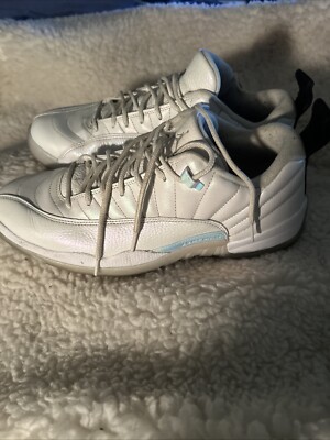 Nike Air Jordan 12 Retro Sz 12 Low Easter  Jumpman DB0733-190 OG XII White READ