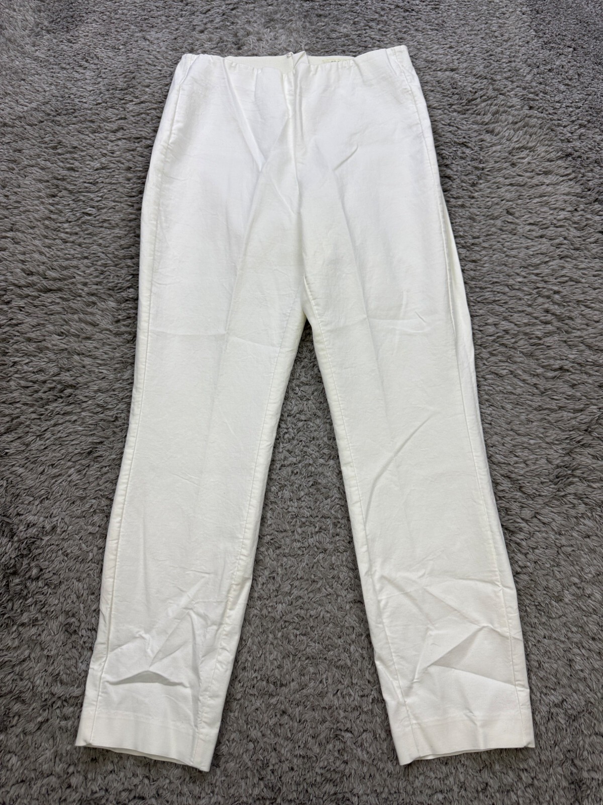 Rag Bone Pants Womens 8 White Principal High Rise Pull On Career Trousers Slacks