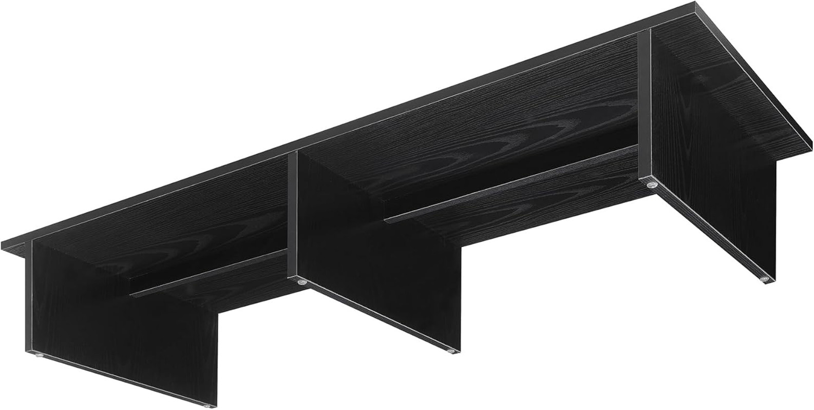 Stylish Black TV/Monitor Riser for TVs up to 46 Inches - Designs2Go