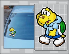PAPER KOOPS Vinyl Decal #1 Paper Mario Car Laptop Sticker Koopa