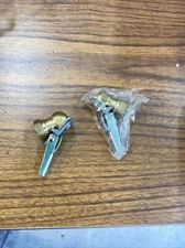 2 Brass Lock On Tire Inflator Locking Air Chuck Air Hose Attachment 1/4" NPT