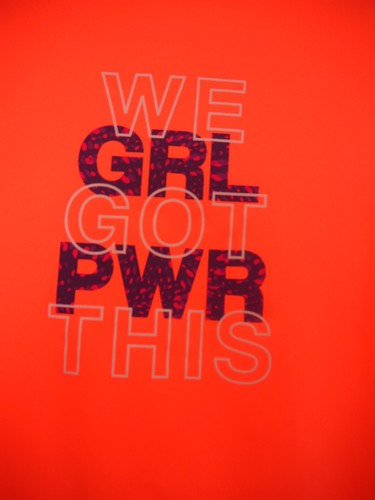 Bright Orange HIGH VISIBILITY Long Sleeve GIRL POWER Quick Dry Shirt XXS 4/5 NWT - Picture 2 of 5