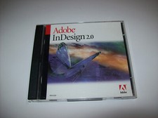 Adobe InDesign 2.0 Educational Version McIntosh 2 CDs with Serial no, x