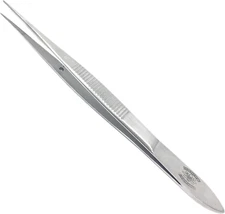 Fine Precision Stainless Steel Lab Tweezers/Forceps with Medium Tips