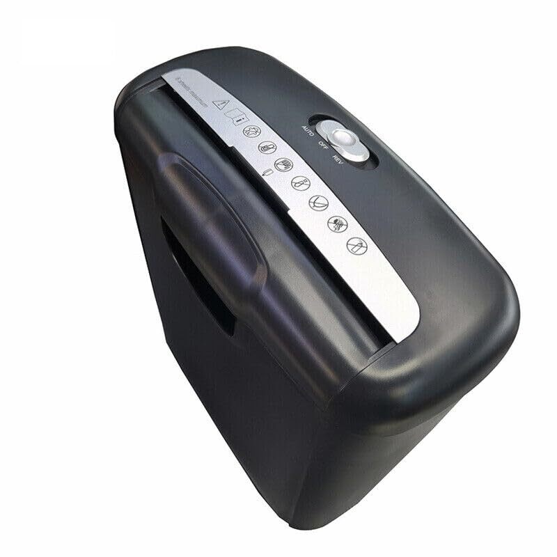 Paper Shredder for Home Use, 6-Sheet StripCut Office Shredder, black-image