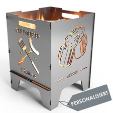 MOCAVI Edelstahl Feuerkorb Grillen 52 cm | 3 ...