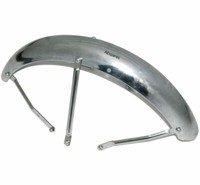 FüR Royal Enfield Klassisch 500 Schutzblech Fender Mit Stay Stahl Chrom ECS