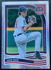 2024 PANINI STARS&STRIPES USA OPENING DAY BASEBALL SPECKLE FOIL JAXON BAKER #176