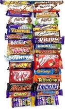 Mega Mix Chocolate Gift Hamper 30 Different Full Size Chocolate Bars