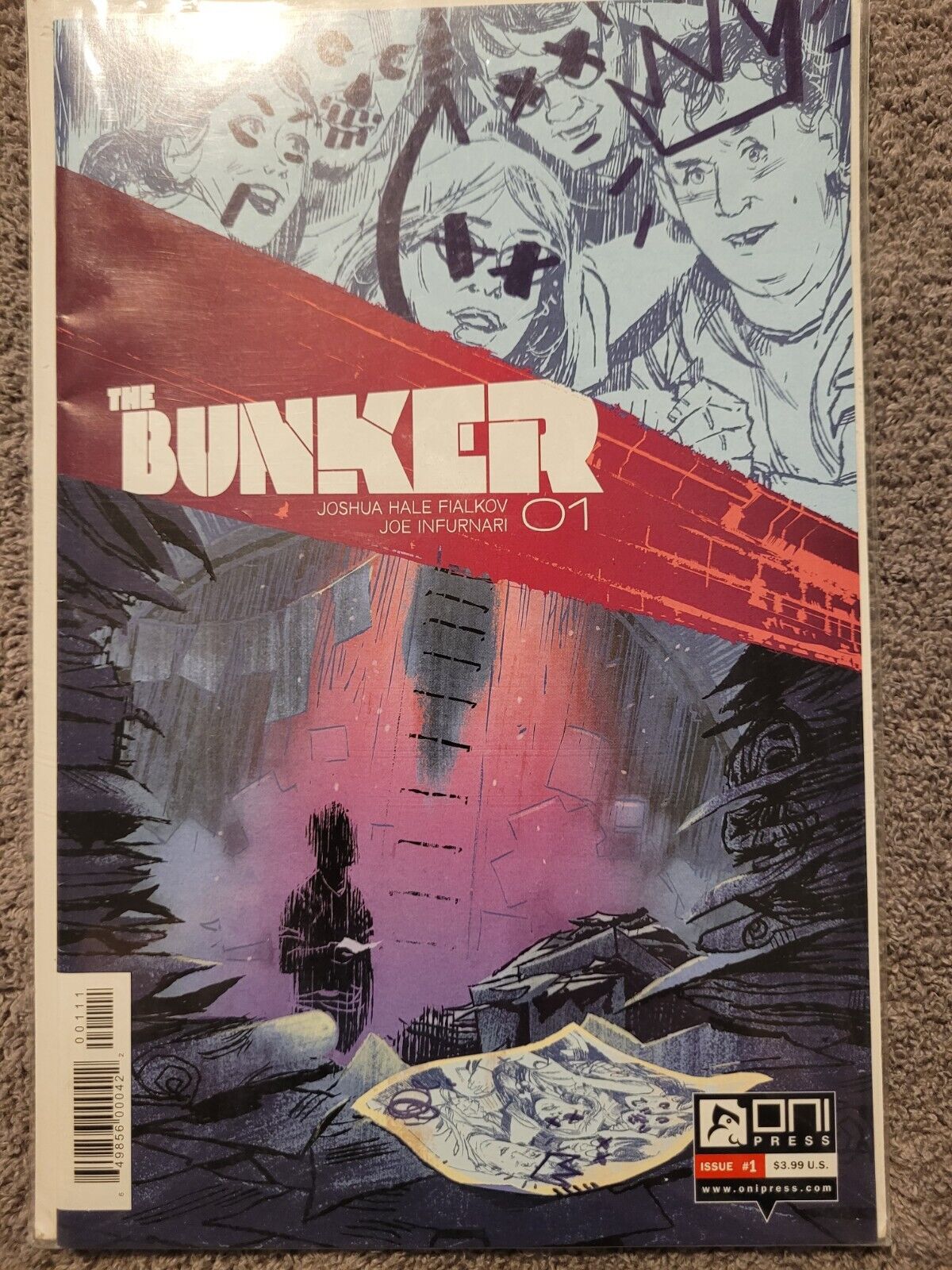 BUNKER #1 NM+ (9.6 OR BETTER) PRESS COMICS FEBRUARY 2014