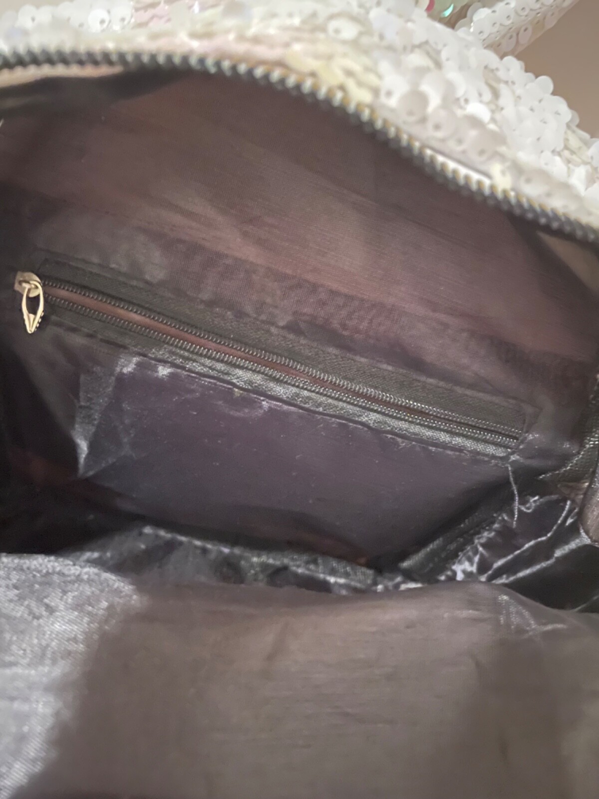 mini sequin rabbit backpack - image 5