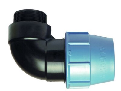 Irrigation Compression Male Elbow ( Multiple Sizes Available) Wras Approved