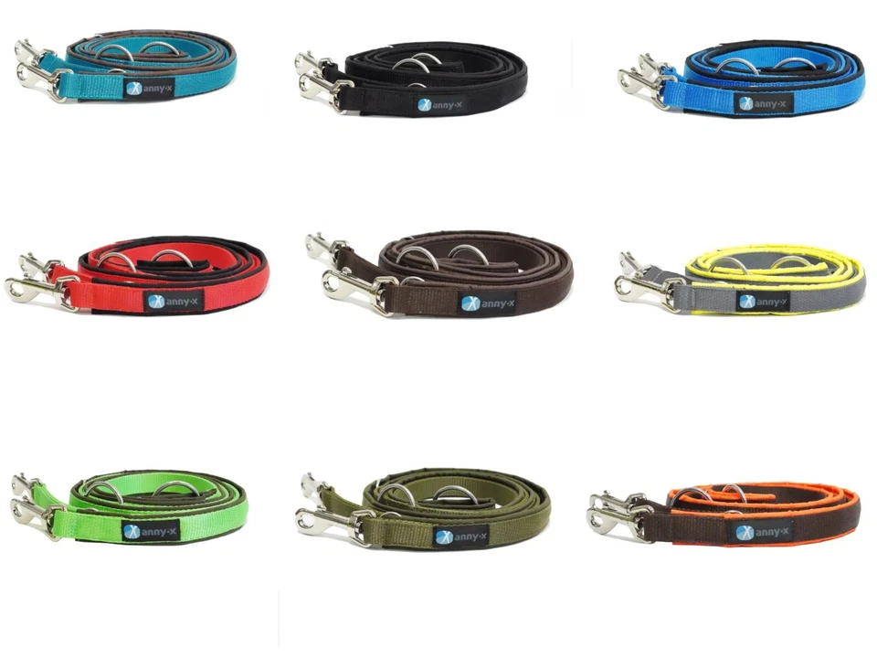 Anny-X Führleine Classic Bolt Fun 3,00m x 2,5cm 4-fach verstellbar Hundeleine