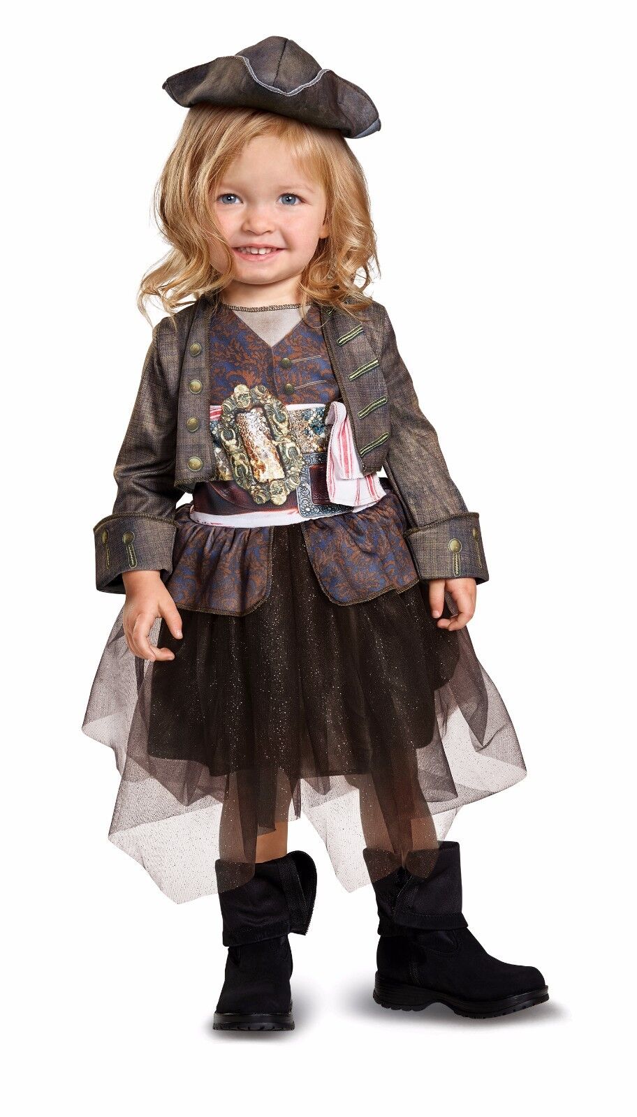 Captain Jack Sparrow Pirates of the Caribbean Toddler Girl Costume