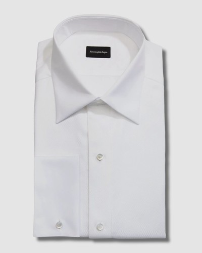Chemise De Smoking (tuxedo) Imperator Homme - Taille 41, Poignet Mousquetaire, Coton, Occasion TB