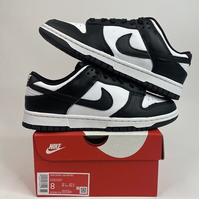 NIKE Dunk Low Retro 29cm パンダ DD1391-100 Nike Dunk Low Retro “Black White/Panda” DD1391-100 Men's 8