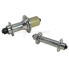 Circus Monkey HRW Road Hubs,18 Hole ,1 Pair, Dark Silver