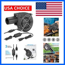 97mm x 33mm Small USB Blower Fan with 3 Speed Control DC 5V Powered  9733, L...