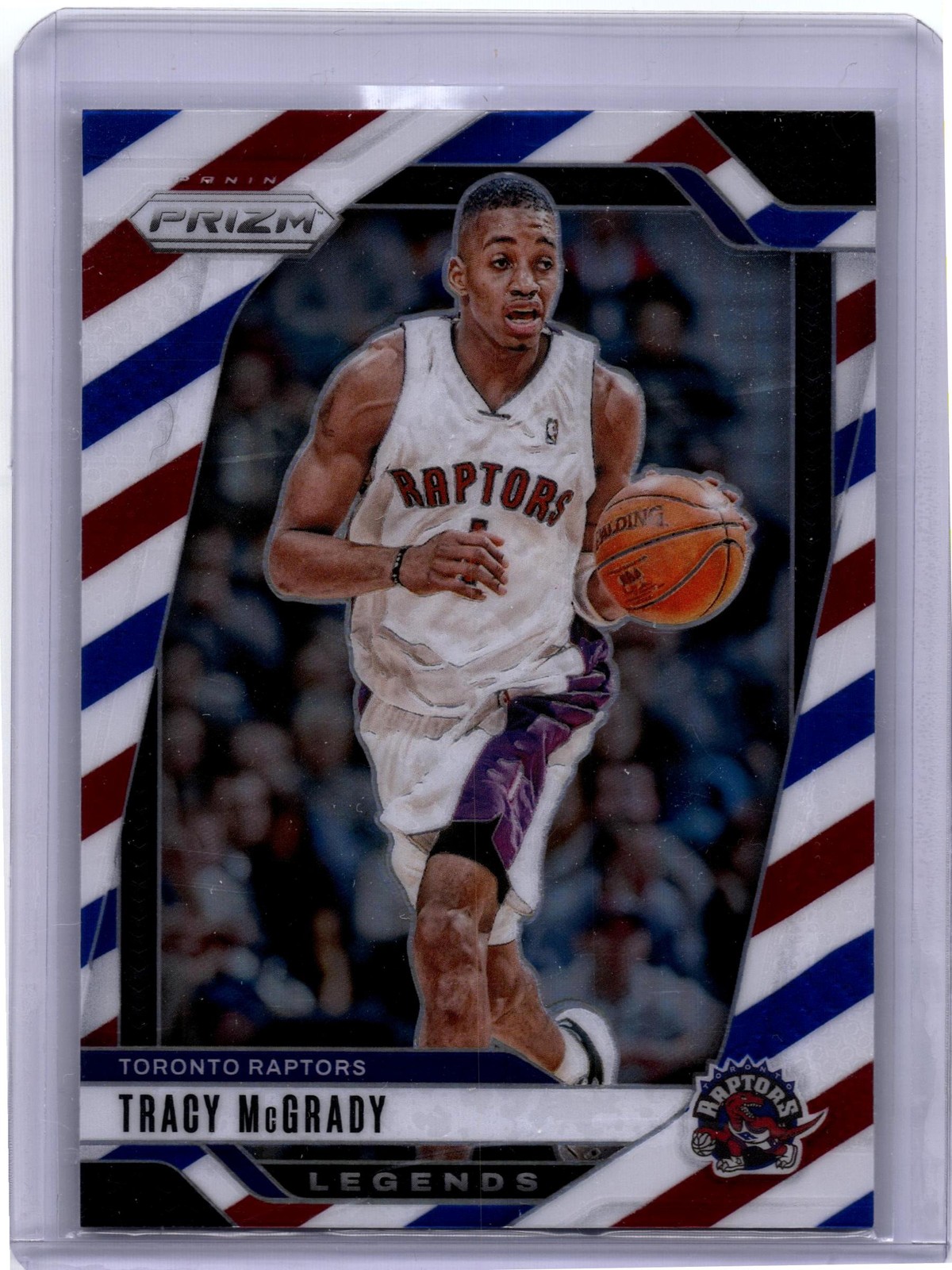 2024-25 Panini Prizm #273 Tracy McGrady Prizms Red White and Blue