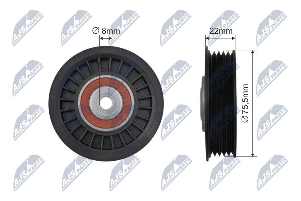 DEFLECTION PULLEYGUIDE PULLEY VBELT RNK-AU-043 FOR SKODA VW AUDI BPZ/AVB 1.9L - Image 4
