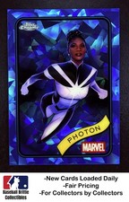 2025 Topps Chrome Sapphire Edition Marvel #24 Photon Captain Marvel