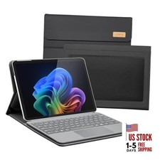 Case for Microsoft Surface 2025 , Premium Business Cover Pro 12" Matte Black