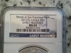 2012-S  Silver Eagle NGC  MS-69