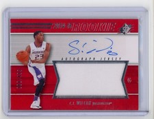2014-15 Upper Deck Rookie Jersey Patch Auto /499 CJ Wilcox #79 SP- Washington