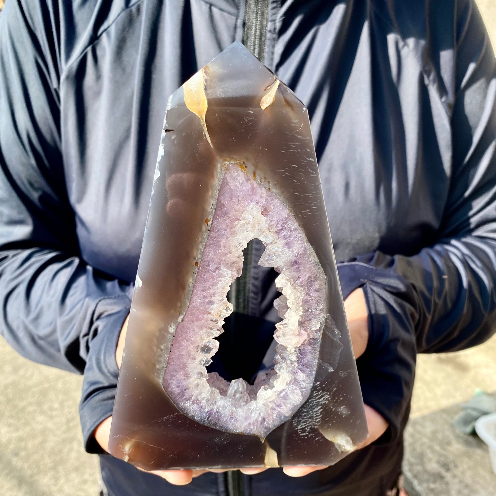 1.25LB Natural and Beautiful Amethyst, Agate, Cave Crystals, Additional Gems-
