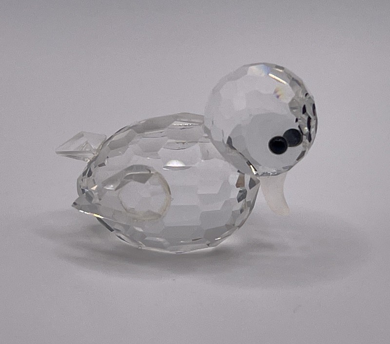 SWAROVSKI DUCK MINI SWIMMING 7665 NR 037 000 Collectible Rare Discontinued