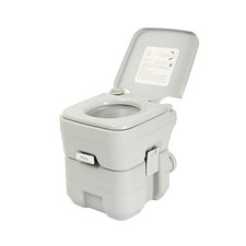 JAXPETY 5.3 Gallon Porta Potty Travel Portable Camping Toilet for RV, Boating...