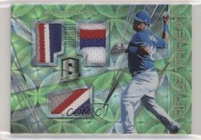 2018 Panini Chronicles Neon Green Prizm 16/25 Willie Calhoun #TTM-WC 0g4