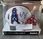 Earl Campbell Signed Houston Oilers Speed Mini Helmet Beckett Certed