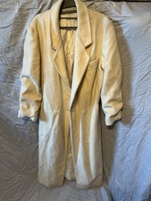 Ashley Scott Made In USA Wool Long Coat, Ivory