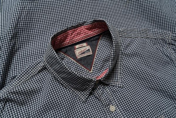 Men Tommy Hilfiger Shirt Navy Cotton 40 /L / 48 #31NP