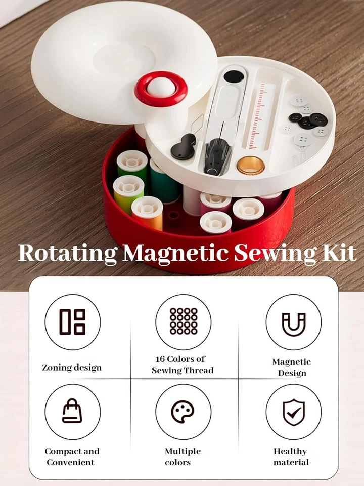 Rotierendes Magnetnähset, Nähset Basic Mini mit rotierendem Magnetdesign - Bild 2 von 4