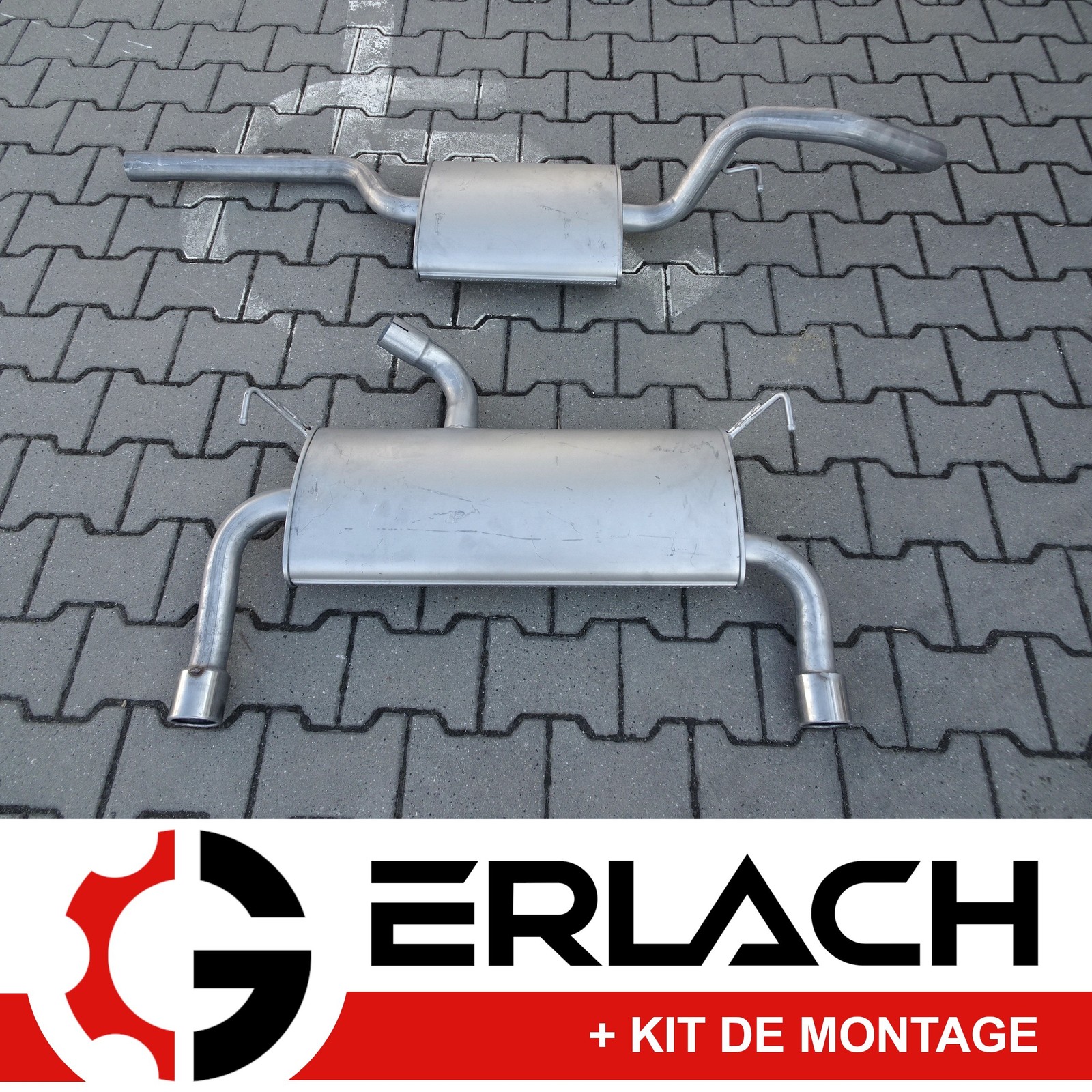 Silencieux Ford Kuga II EcoBoost anti-corrosion réduction sonore mécanique