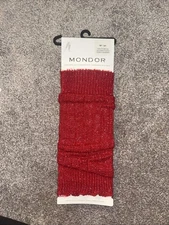 Mondor Legwarmer 19 Inches Long Sparkle Red M7 M Rouge New with Tags 🐠