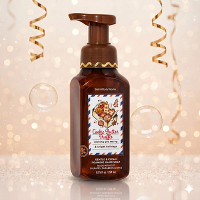 Bath & Body Works -Cookie Butter Truffle Foaming Hand Soap 8.75 oz   [1 Pack]