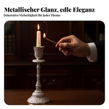 Einzelkopf-Kerzenhalter, Metall, Retro, Hochzeitsdekoration