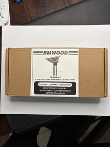 6"  Tool Rest with 1" Diameter 4" Total Length Stem, Wood Lathe Heavy Duty round